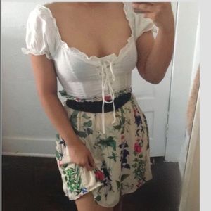 Vero moda floral skirt